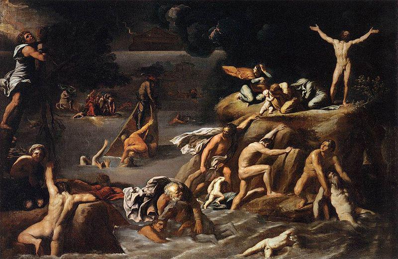 Agostino Carracci The Flood France oil painting art